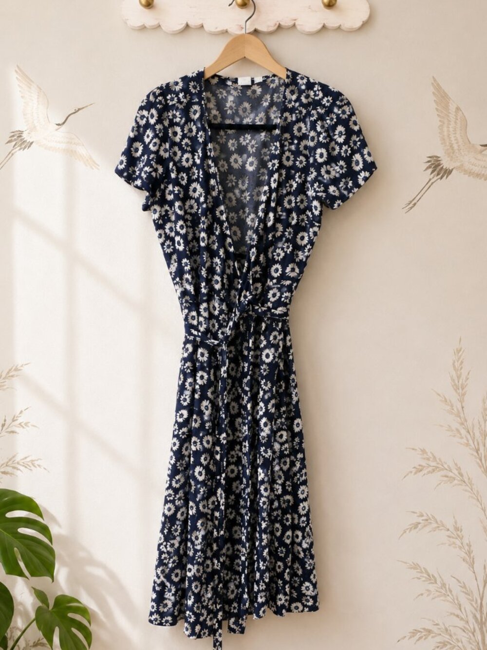 GAP Floral Wrap Dress – Medium